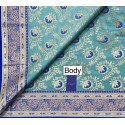 Meena Jaal Banarasi Saree Sea Blue [Code: SR-0026]