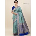 Meena Jaal Banarasi Saree Sea Blue [Code: SR-0026]