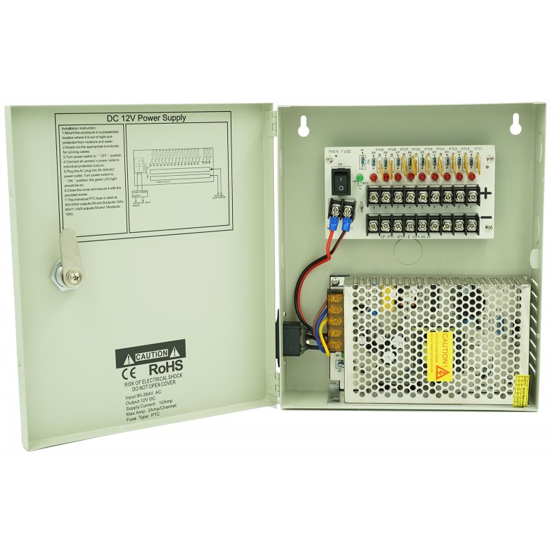 Power Supply 18 channels enclosed
