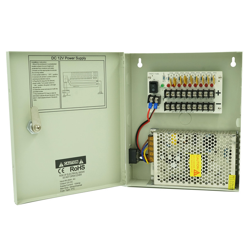 Power Supply 18 channels enclosed